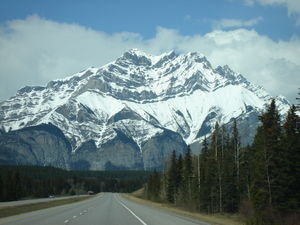 Along the highway to Banff