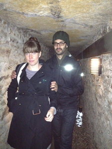 Josh and Madeline in the Catacombs