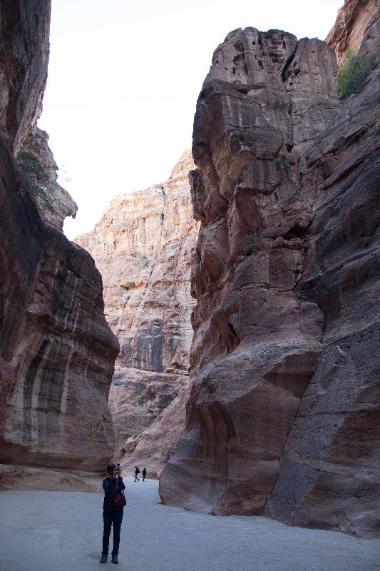 The-half-mile-entrance-to-Petra