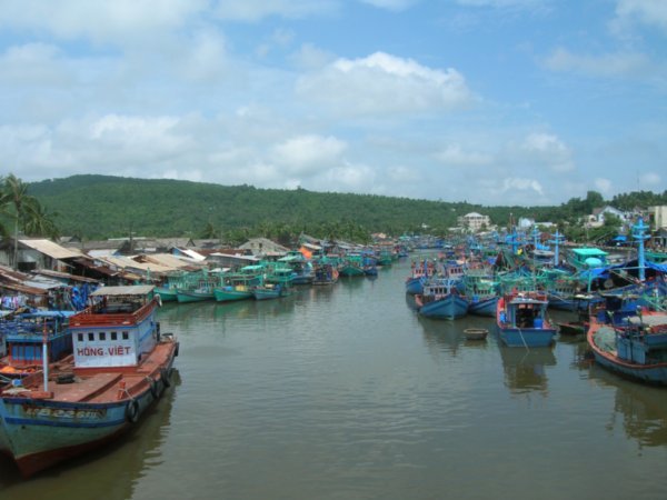 The harbour in the capital of Phu Quoc