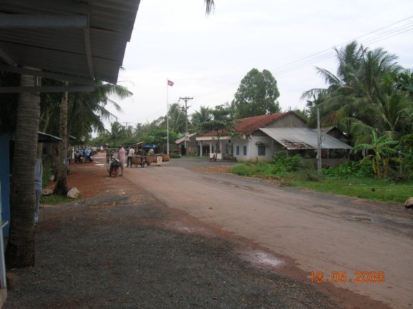 The Vietnam - Cambodia border at Ha Tien (PrekChak)