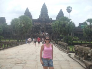 Elaine at Angkor Wat