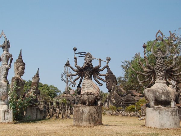 Buddha Park ve Vientiane