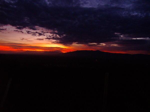 sunrise over the rift valley