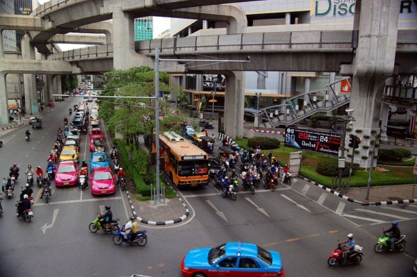 Siam Square traffic