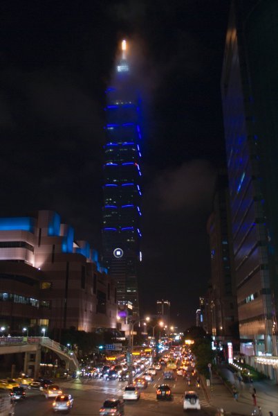 Taipei 101 by night