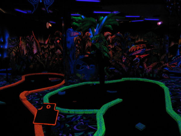 Glow In The Dark Mini Golf Photo 