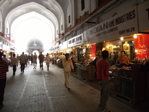 Bazaars within The Red Fort