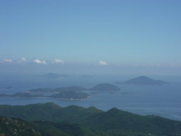 View from top of Lantau Island