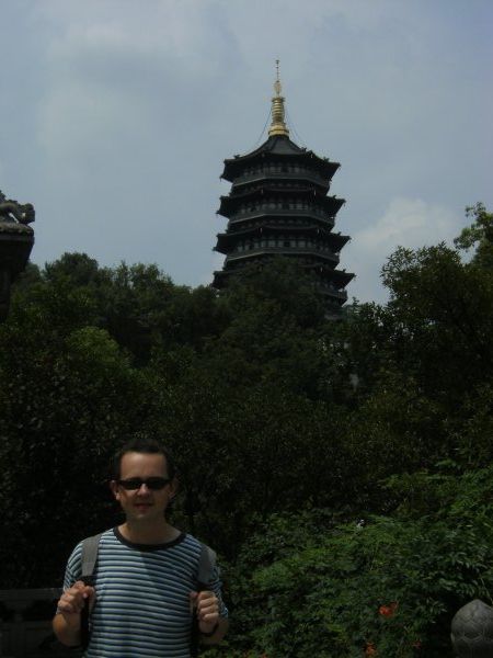 Me at the Leifeng Pagoda, Hangzhou