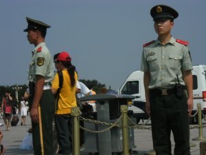 Soldiers at Tiananmen Square, Beijing