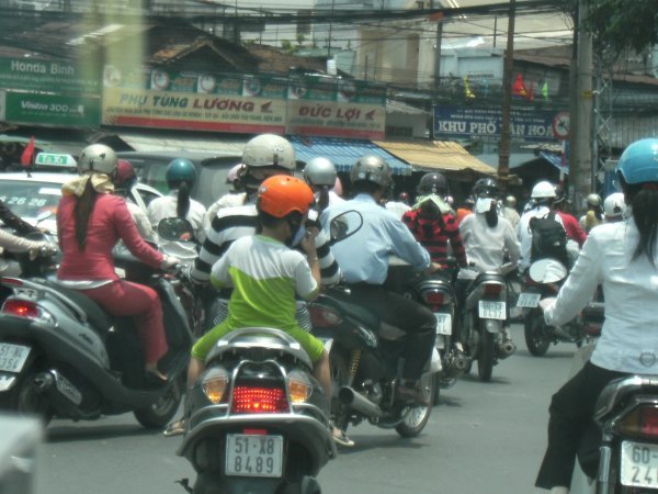 Saigon: Never have I seen so many mopeds!