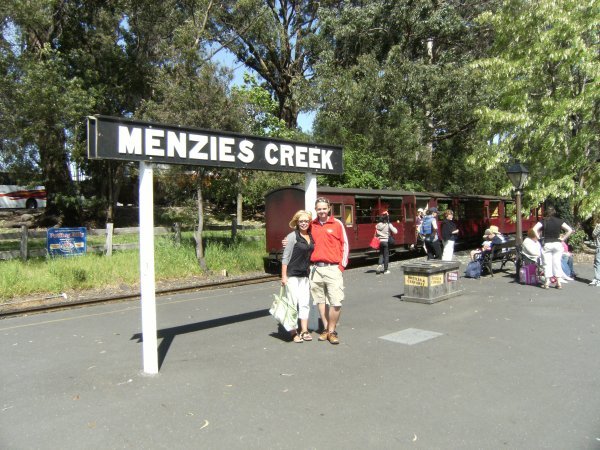 Mum and me at Menzies Creek, Victoria