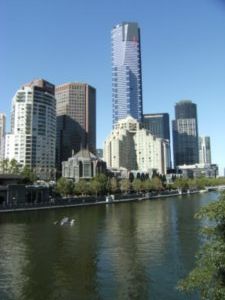 Melbourne skyline and Yarra River