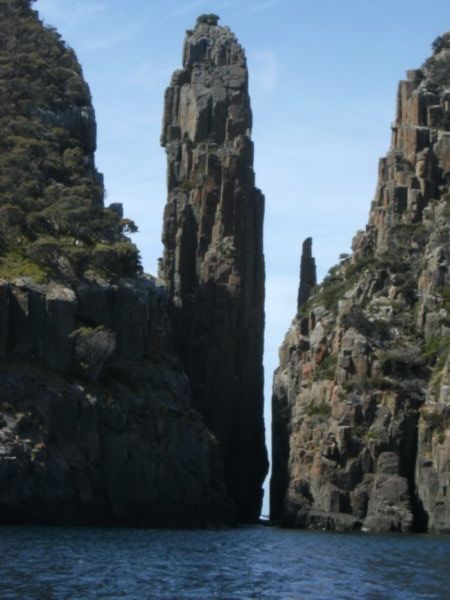 Impressive stack along the coast of the Tasman Peninsula