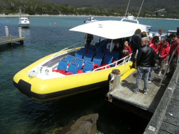 High speed jet cruiser for the Tasman boat trip