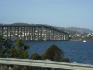 Tasman Bridge and Derwent River