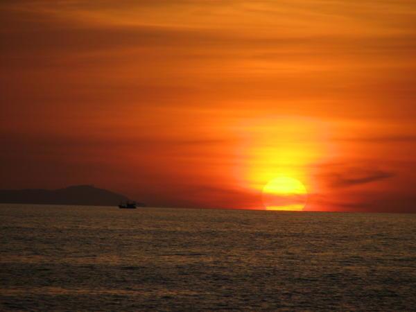 Sunset from Maya Cove