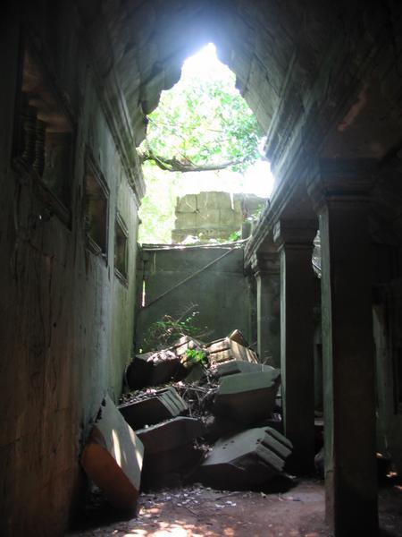 Collapsed Hallway
