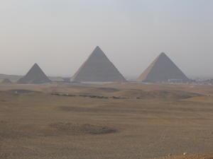 Pyramids at Dusk