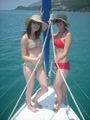 Beck and I on our yacht!