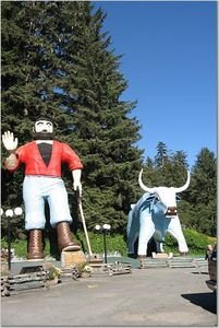 Paul Bunyan and his Ox