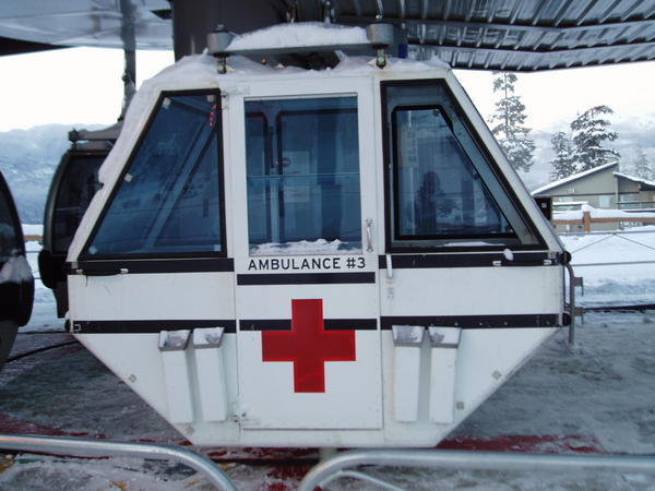 The gondola ambulance