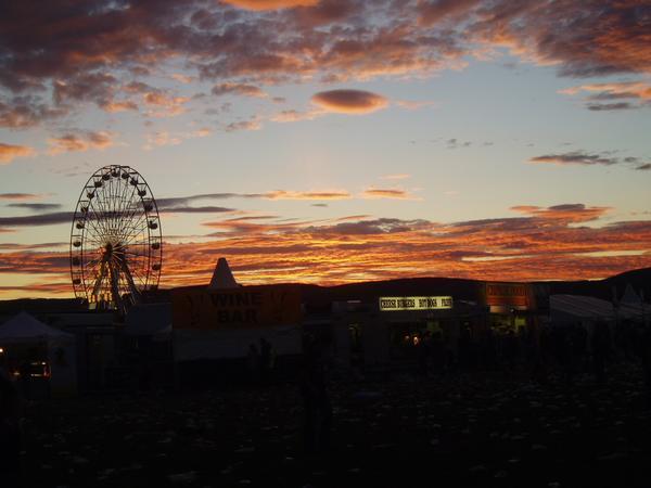Sunset At T