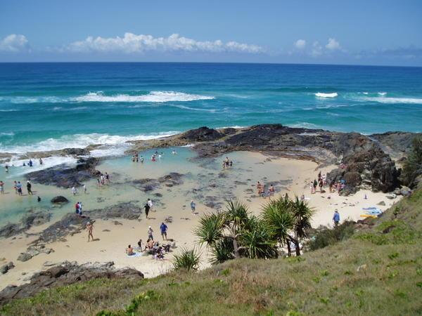 The champagne pools