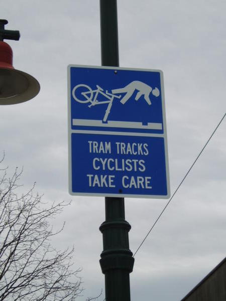 funny cycle sign in christchurch
