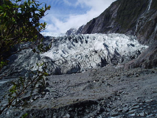 Franz Josef glacier face