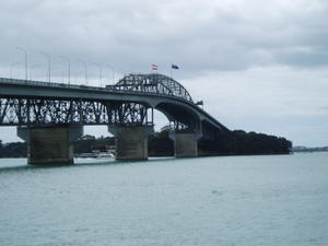 The Auckland Harbour bridge
