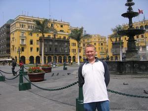 Steve in Plaza Mayor - Lima