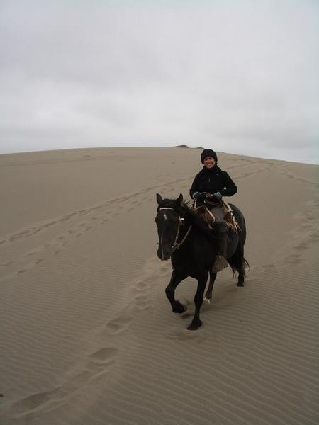 Lou on the dunes