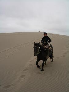 Lou on the dunes