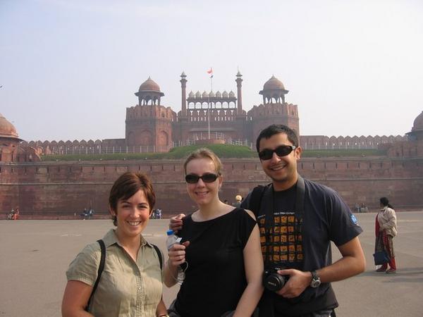 Outside the Red Fort