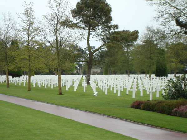 American Cemetary at Omaha Beach in Normandy