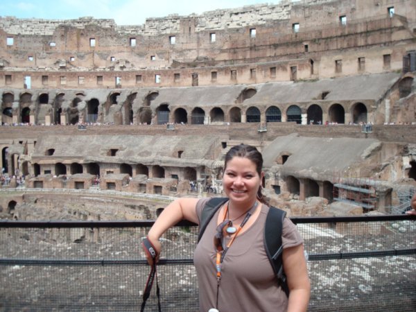 Drea Inside Colosseum