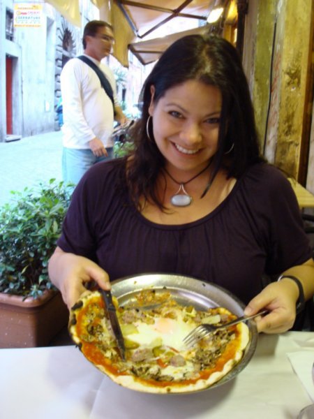 Andrea with Baffetto's Pizza