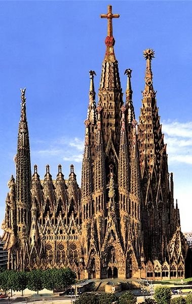 The finished Sagrada Familia