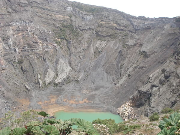 Le cratere du volcan d´Irazú - the crater of Irazú volcano