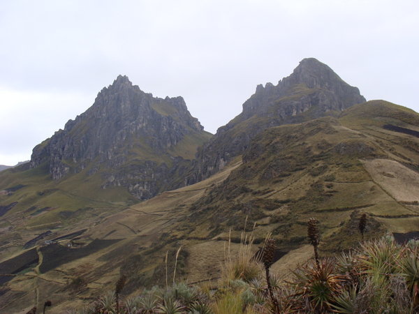 Vue de la montagne, Zumbahua/ View from the mountain, Zumbahua
