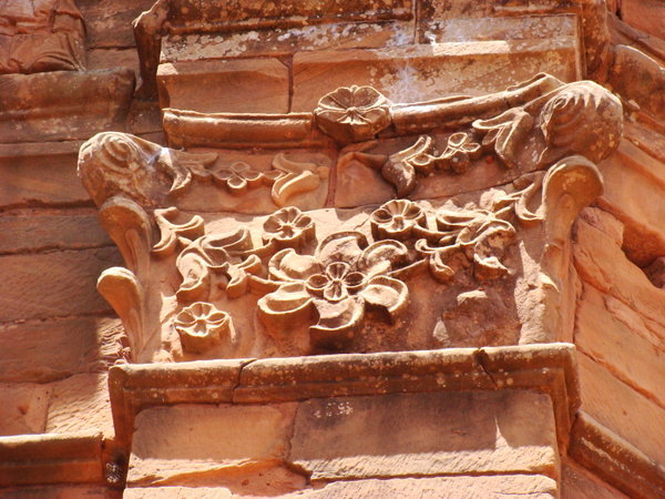 Detail de porte- door decoration, Trinidad, Paraguay