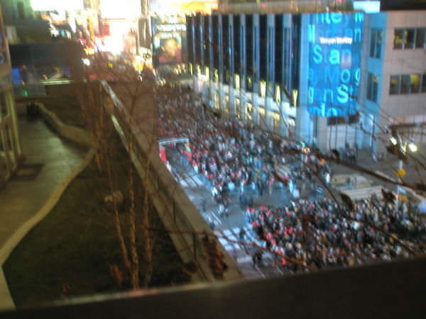 Looking into Times Square - NYE