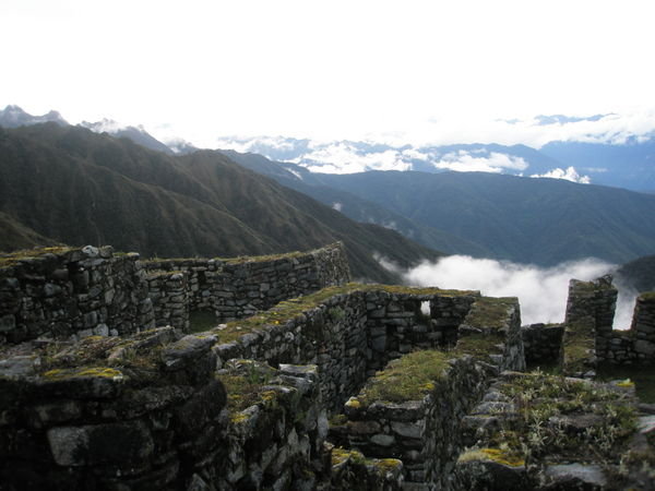 Inca ruins along the hike