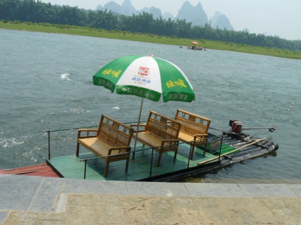 bamboo raft Li river