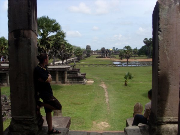 courtyard at Angkor Wot
