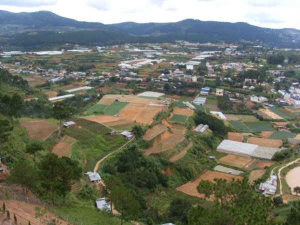 Dalat from the cable car