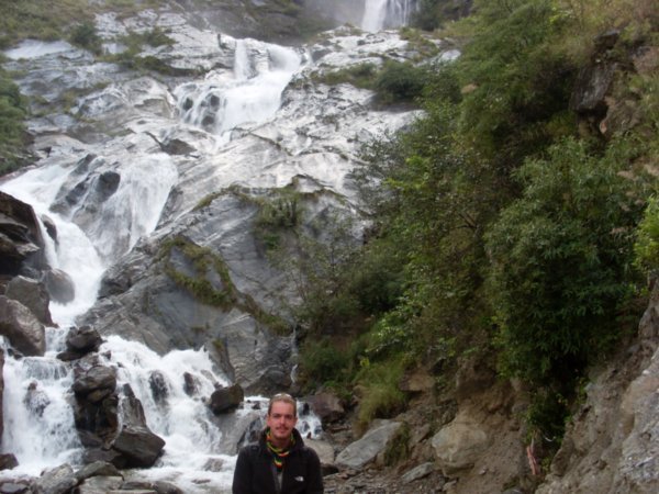 me at the Rupche Waterfall