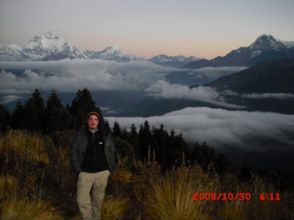 me on Poon Hill......above the clouds